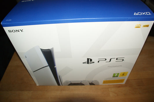 Playstation5 Slim Disc Edition console + 2 Dualsense remote controllers