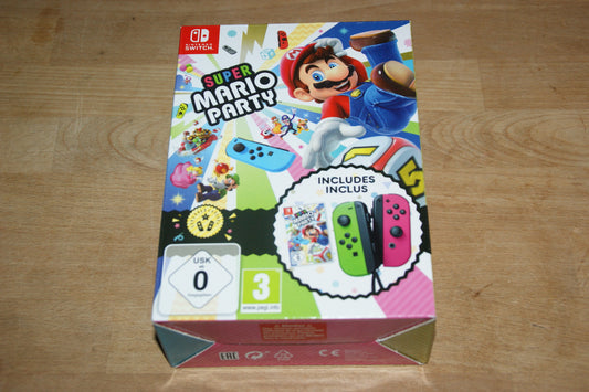 Super Mario Party + Joy-Con Controllers