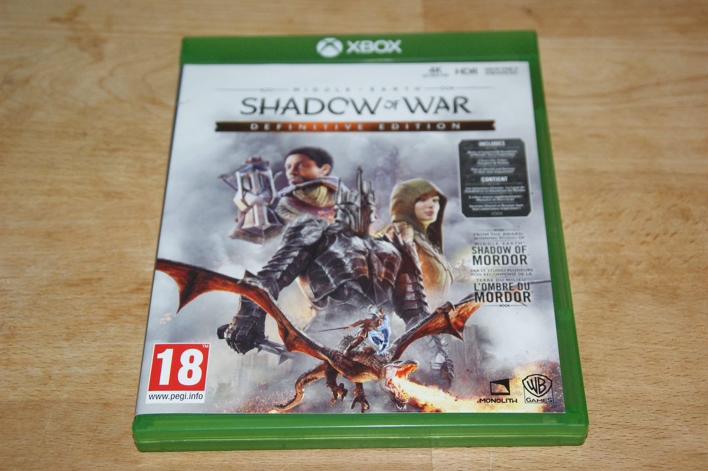 Middle Earth Shadow of War Definitive Edition