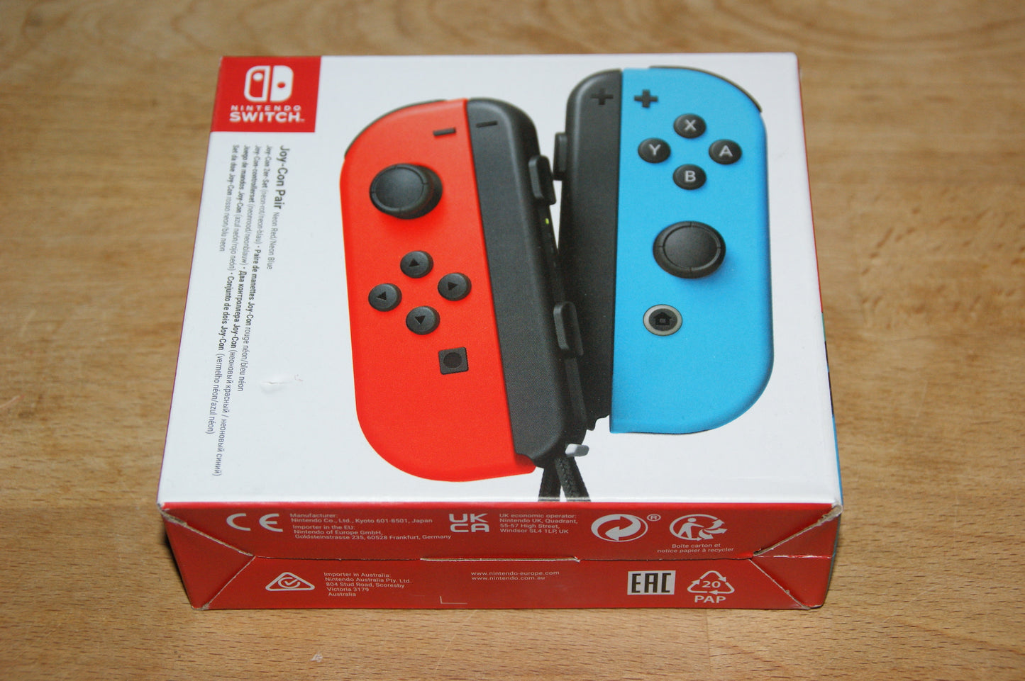 Nintendo Switch Joy-Con Controllers Paar Rood/Blauw