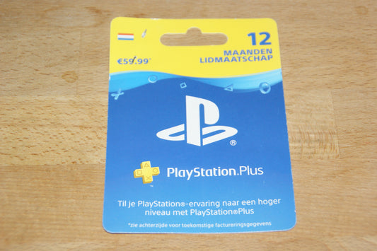 Playstation Plus 12 maanden